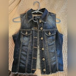 Maurice's brand jean vest
